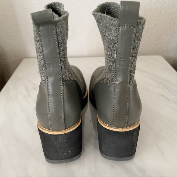 Sofft Elaina Wedge Sock Boots Gray Size 7 New - Picture 4 of 10